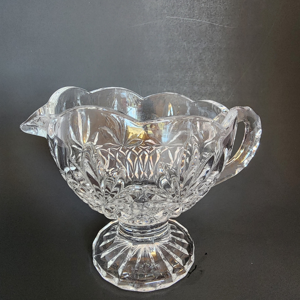 Godinger Shannon Pineapple Crystal Gravy Boat